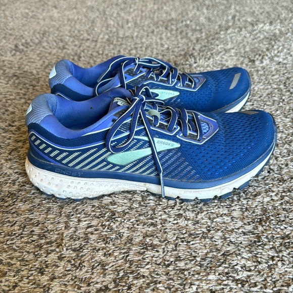 Brooks Shoes - Brooks Ghost 12‎ Women’s 7.5 Running Gym Athletic Blue Shoes